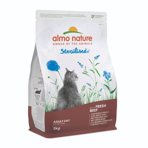 Almo Nature Holistic Cat Sterilised Manzo Riso