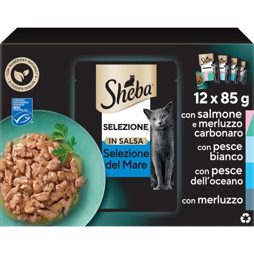 Sheba Selezione Cat Busta Multipack 12x85G