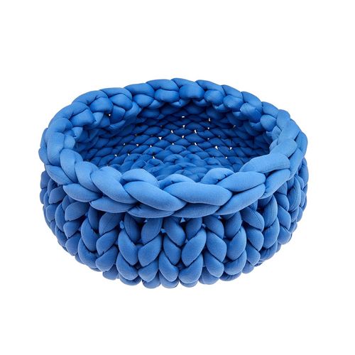 Luna&Teo Cuccia per Cane Rotonda Intrecciata 50CM