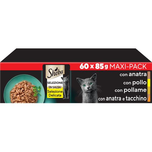 Sheba Mini Filets Selezione Cat Busta Multipack 60x85G