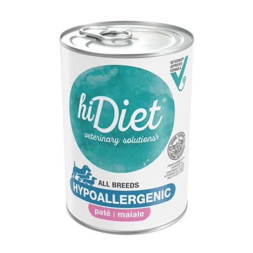 Hi Diet Dog Hypoallergenic Paté con Maiale