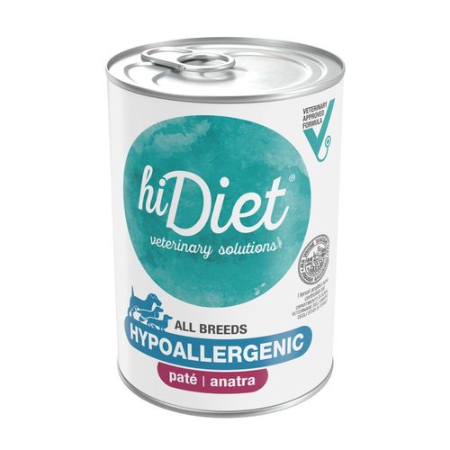 Hi Diet Dog Hypoallergenic Paté con Anatra