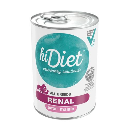 Hi Diet Dog Renal Paté con Maiale