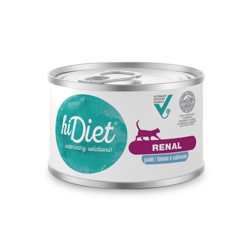 Hi Diet Cat Renal Paté con Salmone e Tonno