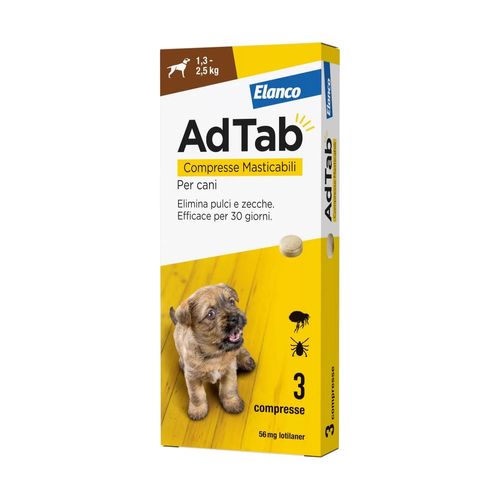 AdTab Compresse Masticabili Cane 56 MG