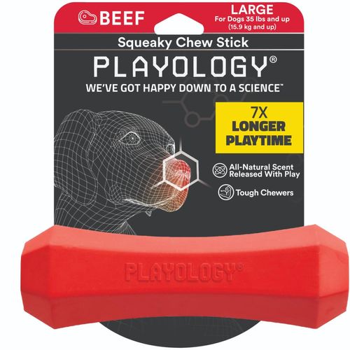 Playology Cane Gioco Squeak Aroma Manzo