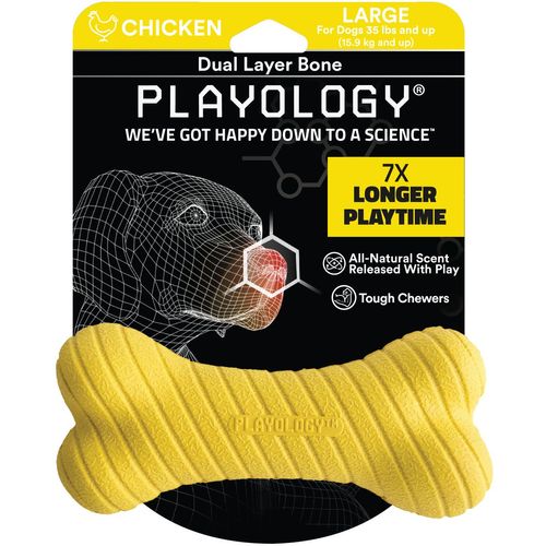 Playology Cane Gioco Osso Aroma Pollo