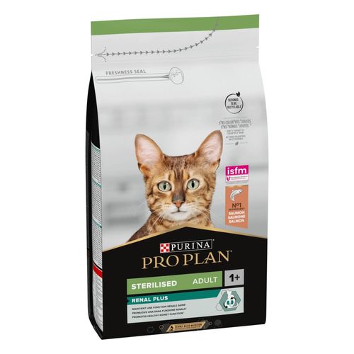 Purina Pro Plan Renal Plus Sterilised Adult 1+ con  Salmone