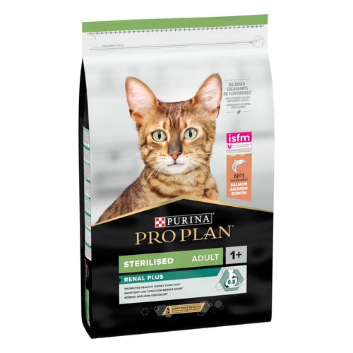Purina Pro Plan Renal Plus Sterilised Adult 1+ con  Salmone