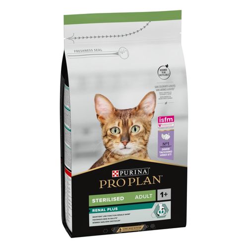 Purina Pro Plan Renal Plus Sterilised Adult 1+ con Tacchino
