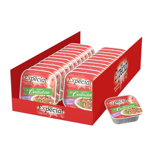 Expecial You Dog Le Contadine Vaschetta Multipack 22x150G