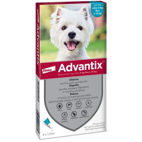 Advantix Spot On Cane 4-10Kg