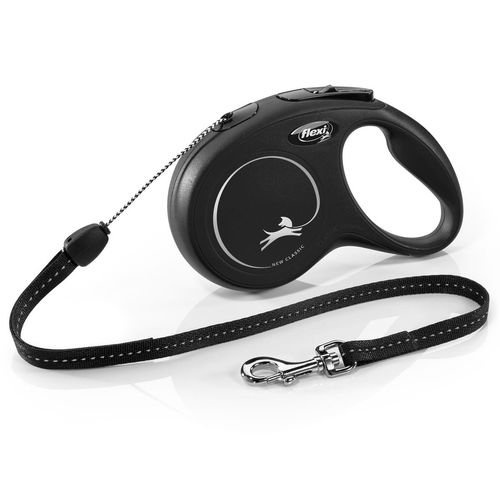 Flexi Guinzaglio New Classic Cord Maxi Nero