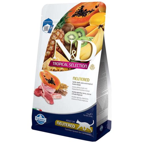 N&D Cat Tropical Selection Neutered Adult Agnello