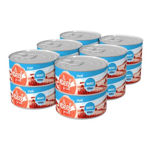 Hi Beef Kitten Lattina Multipack 12x85G