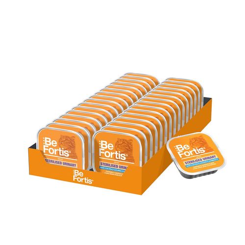 BeFortis Cat Sterilised Urinary Vaschetta Multipack 32x100G