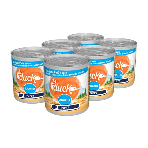 Hi Duck Puppy  Lattina Multipack 6x300G