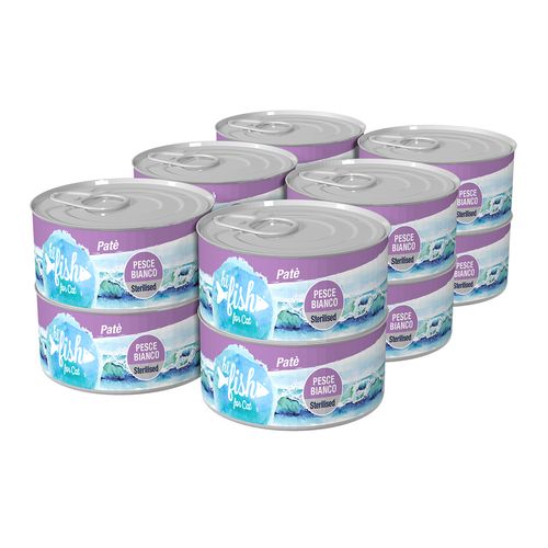 Hi Fish Cat Sterilised Lattina Multipack 12x85G