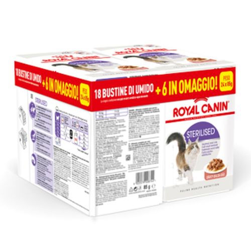 Royal Canin Cat Sterilised in Salsa Busta Multipack 24x85G