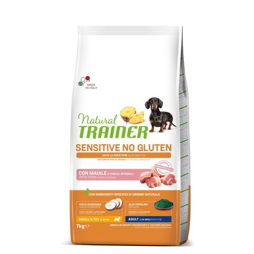 Natural Trainer Sensitive No Gluten Mini Maiale