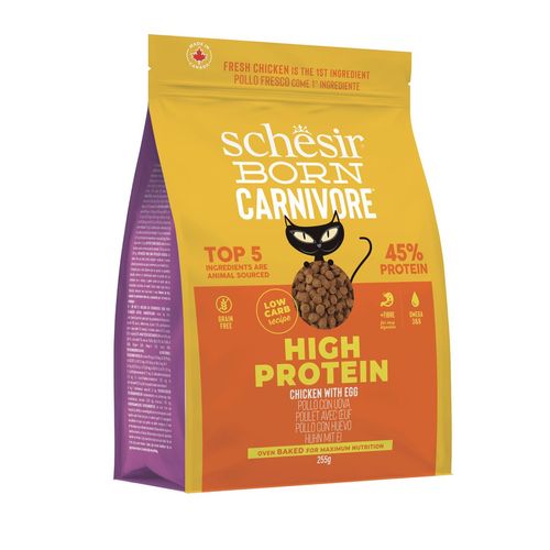Schesir Born Carnivore Cat Pollo con Uova