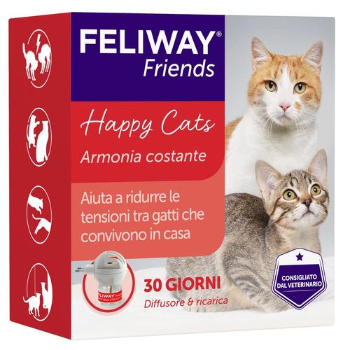 Feliway Friends Starter Kit Diffusore e Ricarica da 48ML