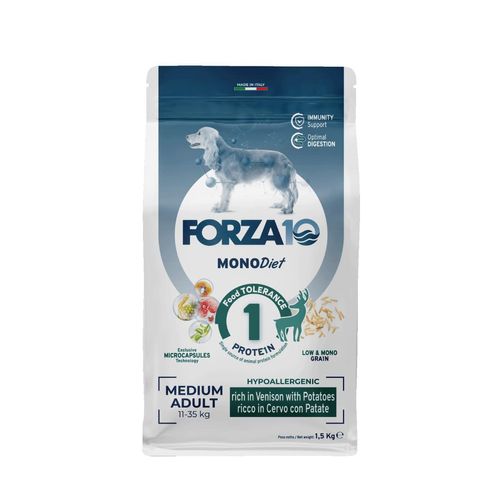Forza10 MonoDiet Medium Dog Cervo Con Patate