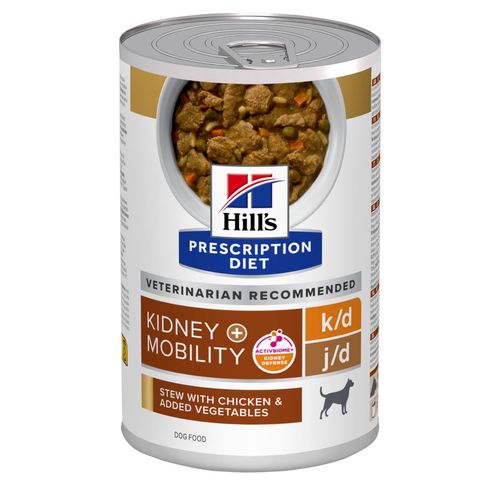 Hill's Prescription Diet k/d j/d Kidney + Mobility Alimento Umido per Cani