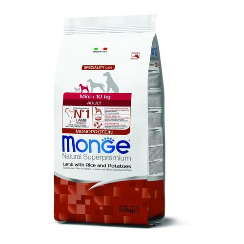 Monge Natural Superpremium Adult Mini con Agnello