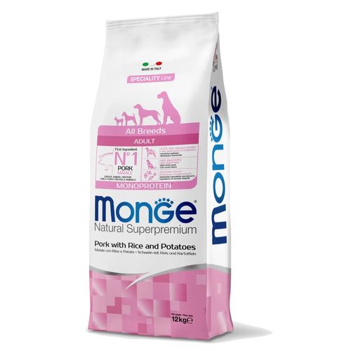 Monge Natural Superpremium Adult All Breeds con Maiale