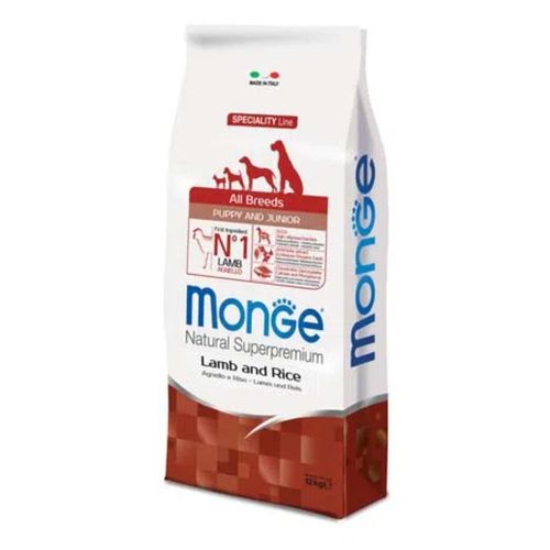 Monge Natural Superpremium Puppy e Junior All Breeds con Agnello