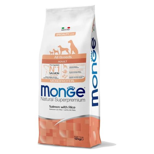 Monge Natural Superpremium Adult All Breeds con Salmone