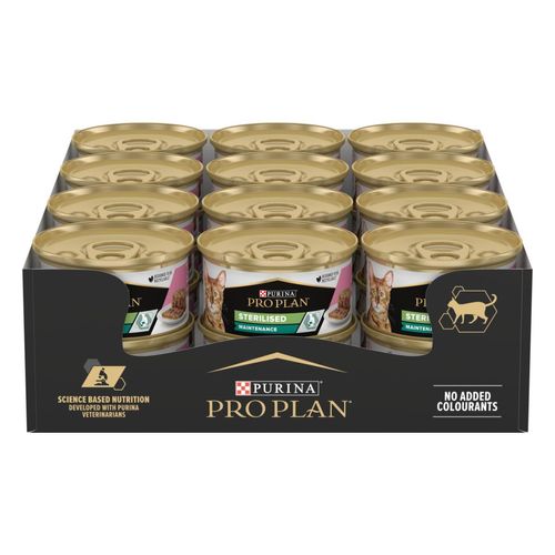 Purina Pro Plan Sterilised Cat Lattina Multipack 24x85G
