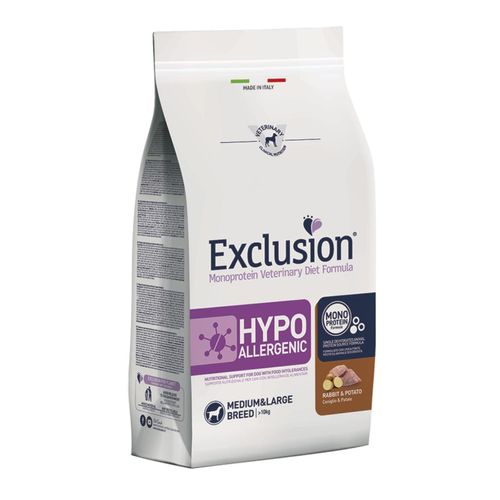 Exclusion Hypoallergenic Dog Medium&Large Coniglio