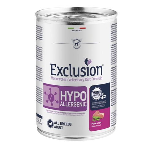 Exclusion Dog Diet Hypoallergenic All Breeds Lattina 400G