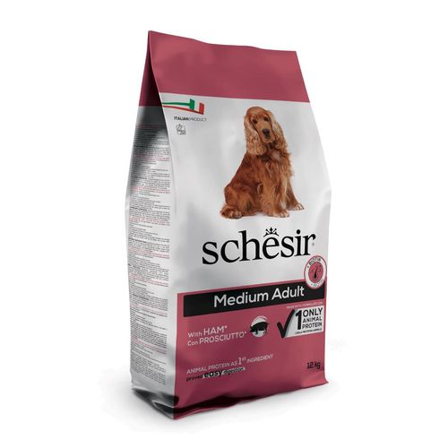 Schesir Medium Adult Maintenance con prosciutto