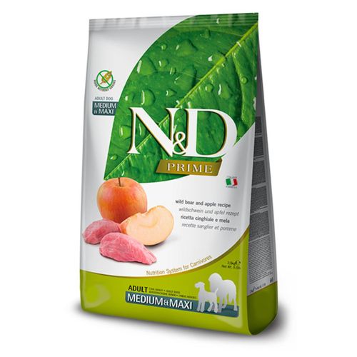 N&D Prime Dog Adult Medium Maxi Cinghiale e Mela