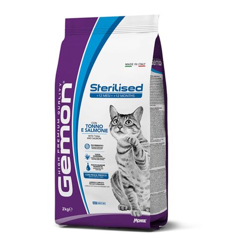 Gemon Cat Sterilised con Tonno e Salmone