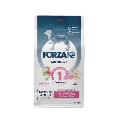 Forza10 MonoDiet Medium Dog Maiale Con Patate