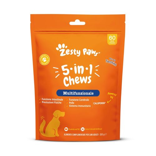 Zesty Paws Dog Integratore 5 in 1 Chews Multifunzionale