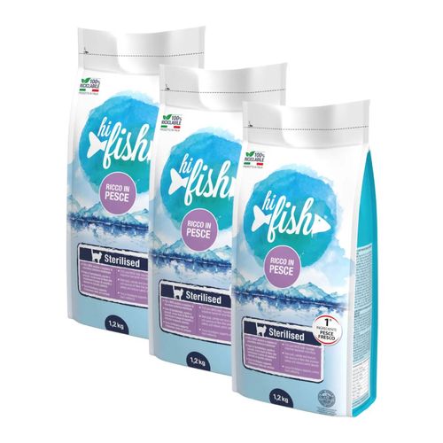 Kit Risparmio 3x1.2KG Hi Fish Cat