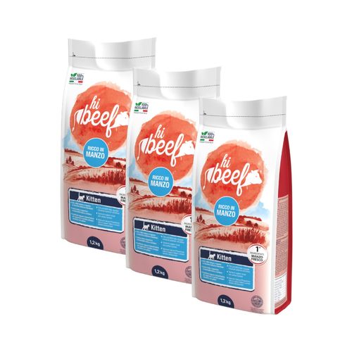 Kit Risparmio 3x1.2KG Hi Beef Cat