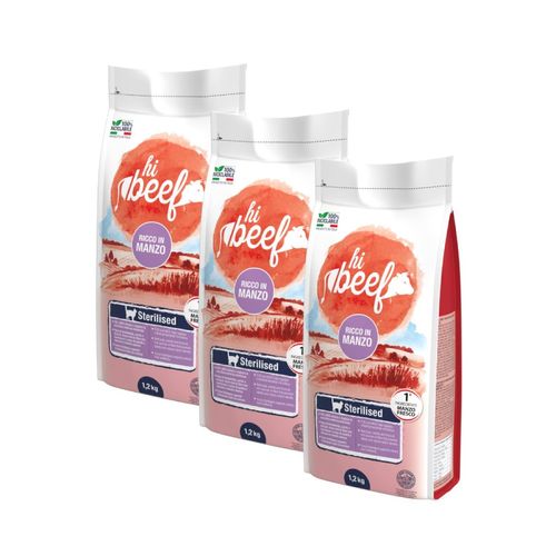 Kit Risparmio 3x1.2KG Hi Beef Cat
