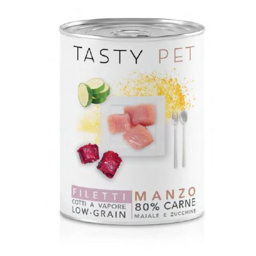 Tasty Pet Dog Filetti in Gelatina Lattina Multipack 24x95G