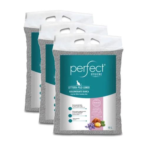 Kit Risparmio 3x10L Perfect Lettiera Agglomerante per Gatti