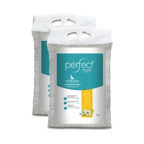 Kit Risparmio 2x10L Perfect Lettiera Agglomerante per Gatti