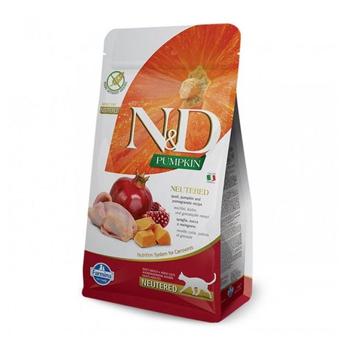 N&D Cat Pumpkin Neutered Quaglia Zucca e Melograno