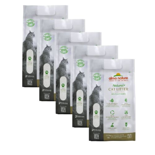 Kit Risparmio 5x2.27KG Almo Nature Lettiera Gatto