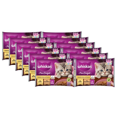 Kit Risparmio 48x85G Whiskas Kitten Pure Delight