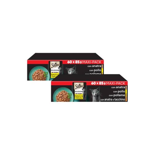 Kit Risparmio 120x85G Sheba Mini Filets Selezione